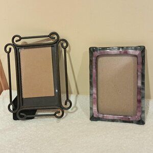 2 Small Decorative Picture Frames
